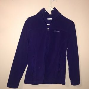 Purple Columbia Zip-Up Jacket